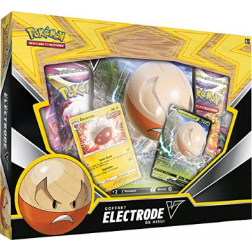 Pokemon | Coffret Électrode de Hisui-V | Jeu de société | Cartes à Collectionner | A partir de 6 Ans
