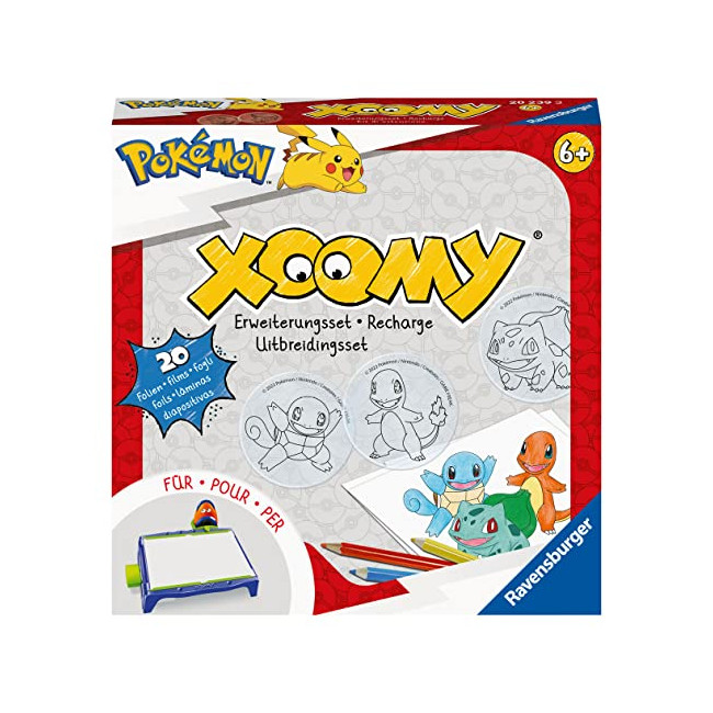 Ravensburger – Xoomy – Pokémon – Recharge dessins – Machine à dessiner – Loisir créatif – Dessin – Zoom – Activité