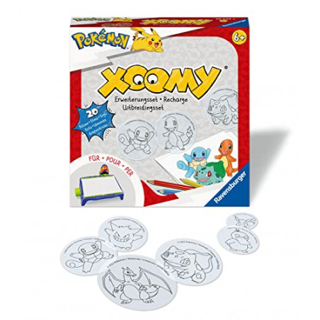 Ravensburger – Xoomy – Pokémon – Recharge dessins – Machine à dessiner – Loisir créatif – Dessin – Zoom – Activité