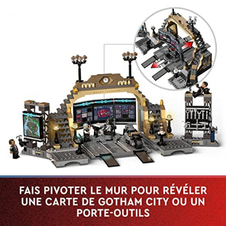 LEGO 76183 DC Batman La Batcave : l’Affrontement du Sphinx, Moto Jouet pour Enfants dès 8 Ans, avec Catwoman et Alfred