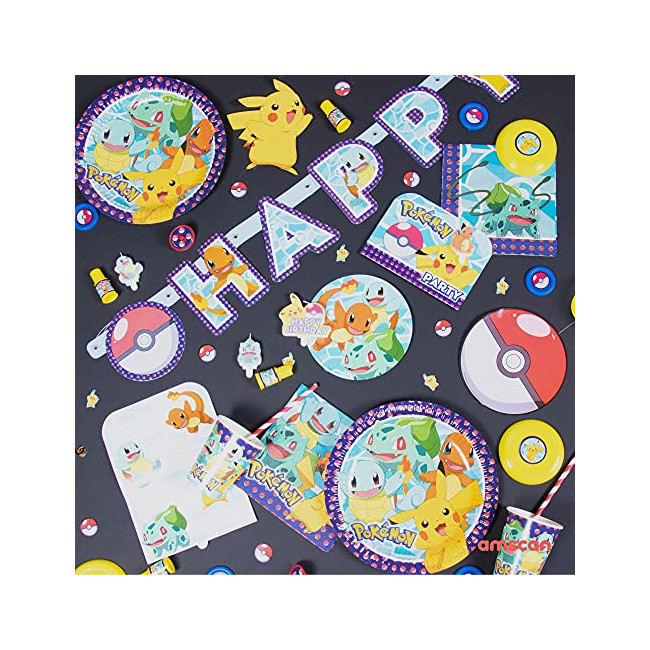 16 Serviettes en Papier Pokémon