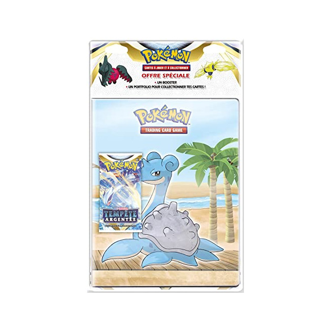 Pokémon | Pack Portfolio + Booster | Epée et Bouclier - Tempète Argentée (EB12) - Modèle aléatoire | Cartes à