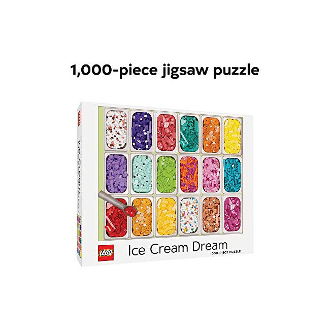 LEGO- Ice Cream Dreams Puzzle 1000 pièces, CBPZL-002