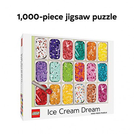 LEGO- Ice Cream Dreams Puzzle 1000 pièces, CBPZL-002
