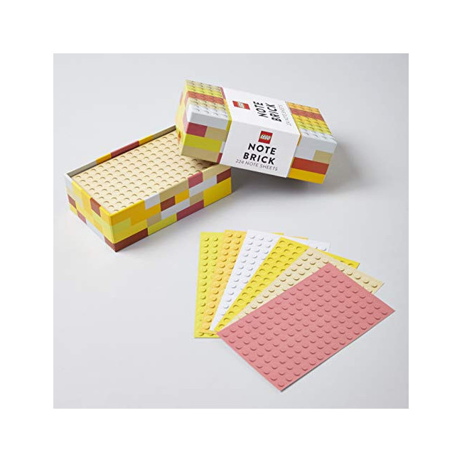 LEGO Note Brick: 224 note sheets (Yellow-Orange)
