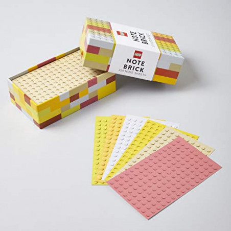 LEGO Note Brick: 224 note sheets (Yellow-Orange)