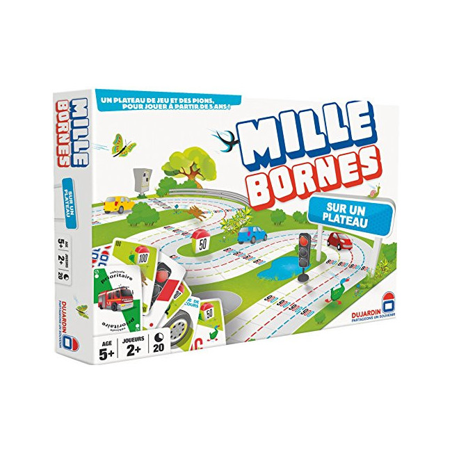 Dujardin Jeux - Mille Bornes - Le Grand Classique Plateau